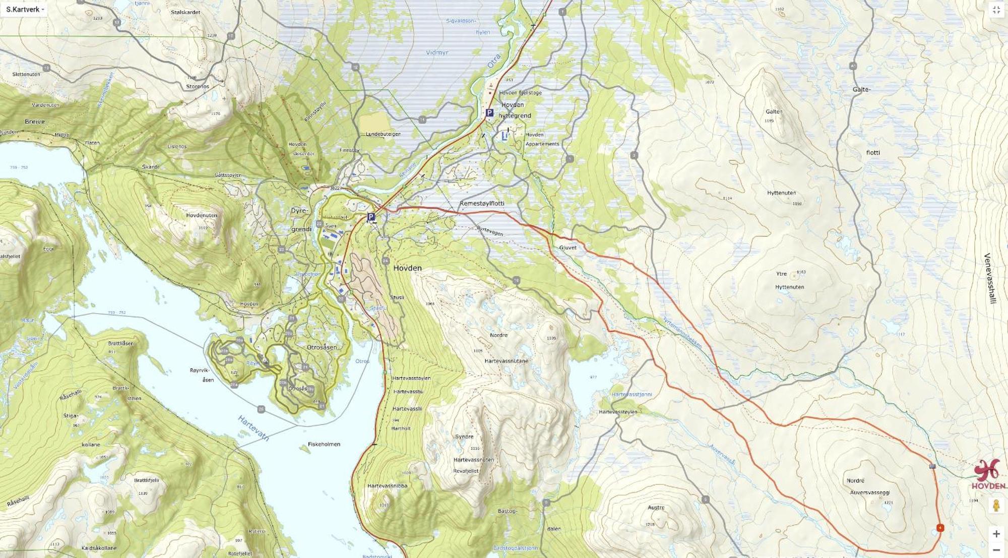 Отель Hovden Hoyfjellsenter Экстерьер фото